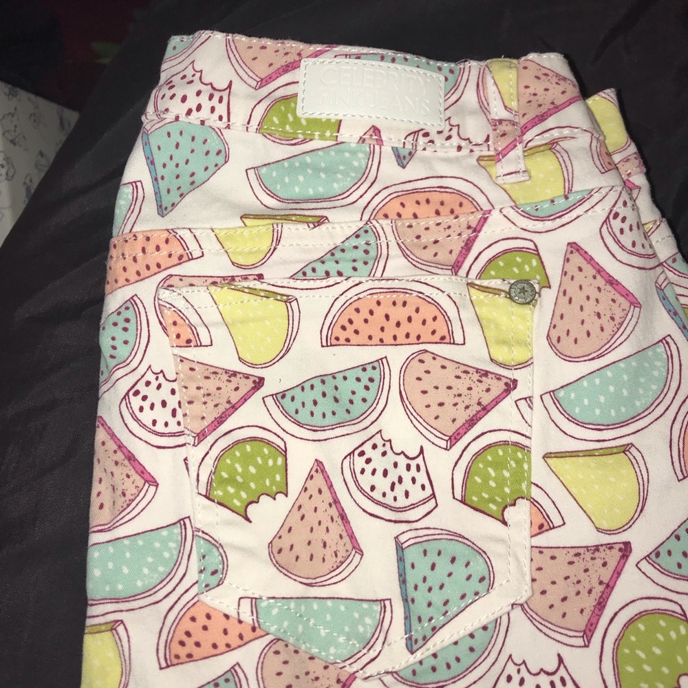 Junior celebrity pink Pastel watermelon jeans